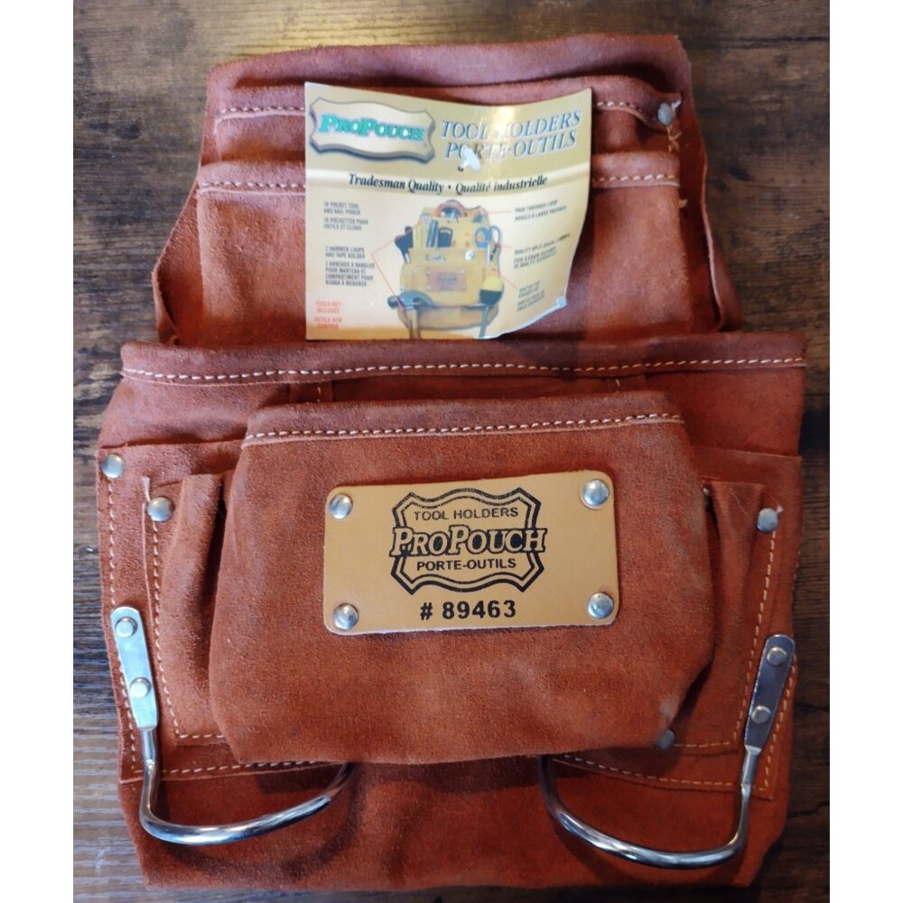 Tool Holders Pro Pouch #89463 – Heavy-Duty Tradesman Tool Belt Organizer